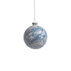 Patch Metallic Ornaments - Silver & Blue in Various Sizes