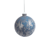 Patch Metallic Ornaments - Silver & Blue in Various Sizes