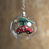 Tree on Red Car Ornament