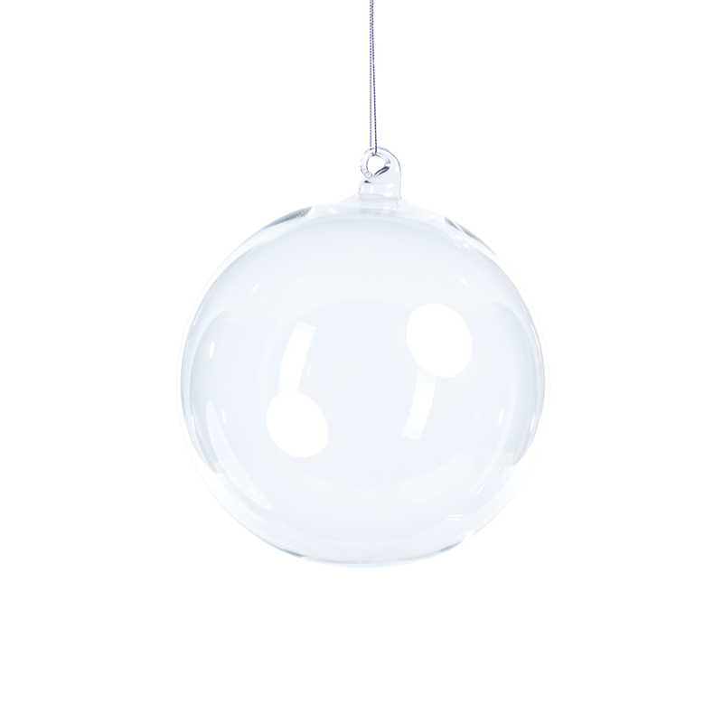 Clear Ball Ornament in Various Sizes