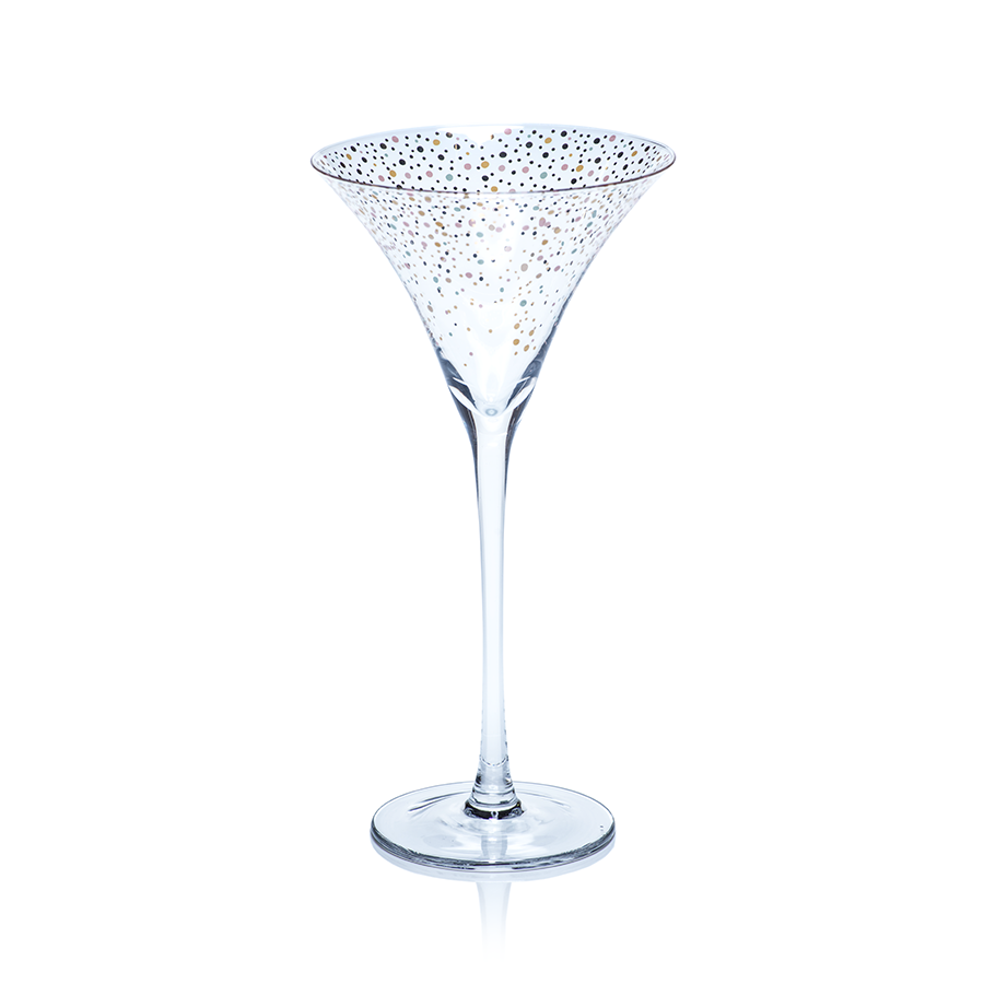 4 Piece Saturnalia Martini Glass Set