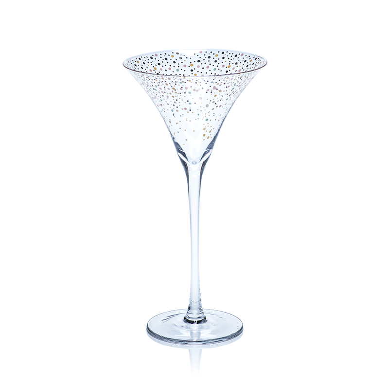 4 Piece Saturnalia Martini Glass Set