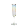 Aperitivo Triangular Drinkware - Luster with Gold Rim