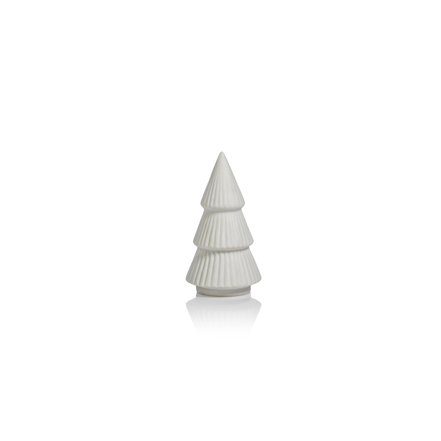 Ceramic Holiday Tree Matte White