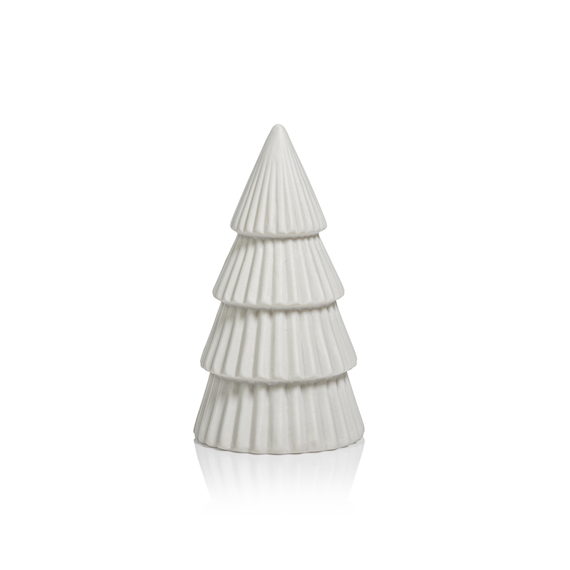 Ceramic Holiday Tree Matte White