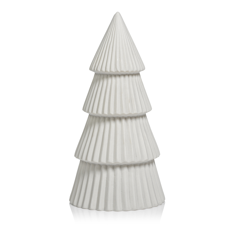 Ceramic Holiday Tree Matte White