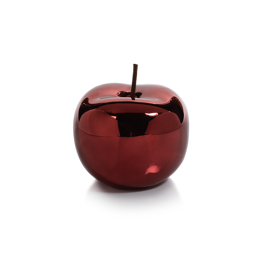 Glazed Decorative Ceramic Apple - Red in Various Sizes