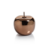 Glazed Decorative Ceramic Apple - Dark Gold in Various Sizes