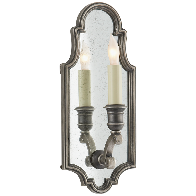 Sussex Small Framed Sconce by Chapman & Myers