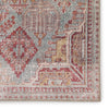 Kendrick Indoor/Outdoor Medallion Sky Blue & Pink Rug