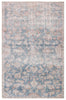 Bardia Indoor/Outdoor Oriental Blue & Light Pink Rug