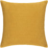 Camilla CIL-001 Hand Woven Square Pillow in Mustard & Camel by Surya