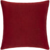 Camilla CIL-004 Hand Woven Square Pillow in Dark Coral & Dark Red by Surya