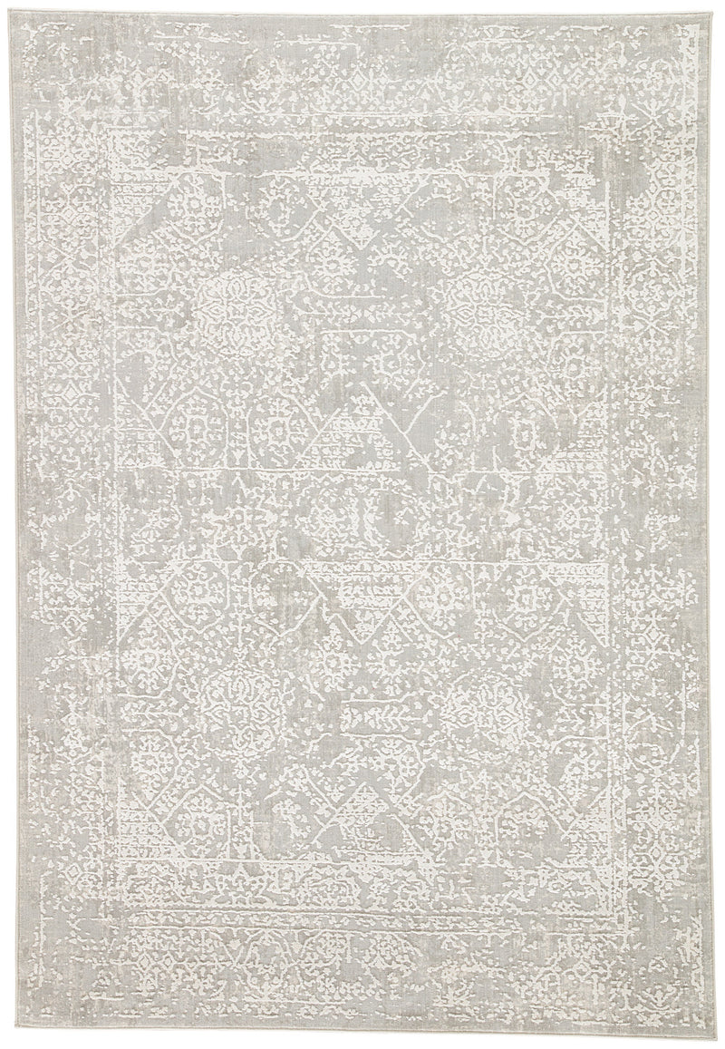 Lianna Abstract Gray & White Area Rug design by Jaipur Living