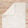 Arvo Abstract Silver & White Area Rug