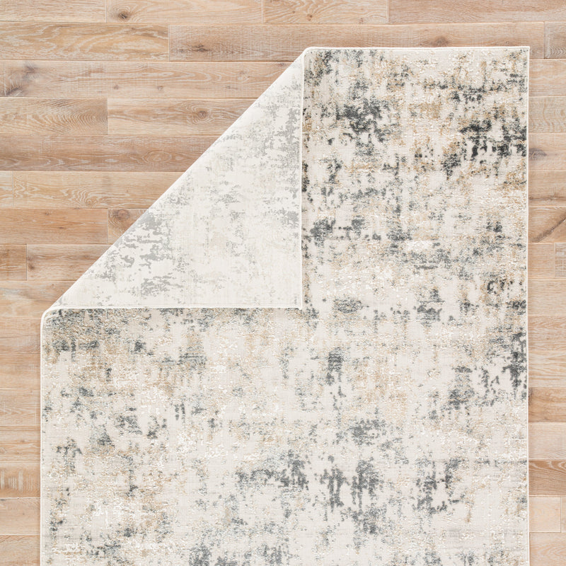 Arvo Abstract White & Dark Gray Area Rug design by Jaipur Living