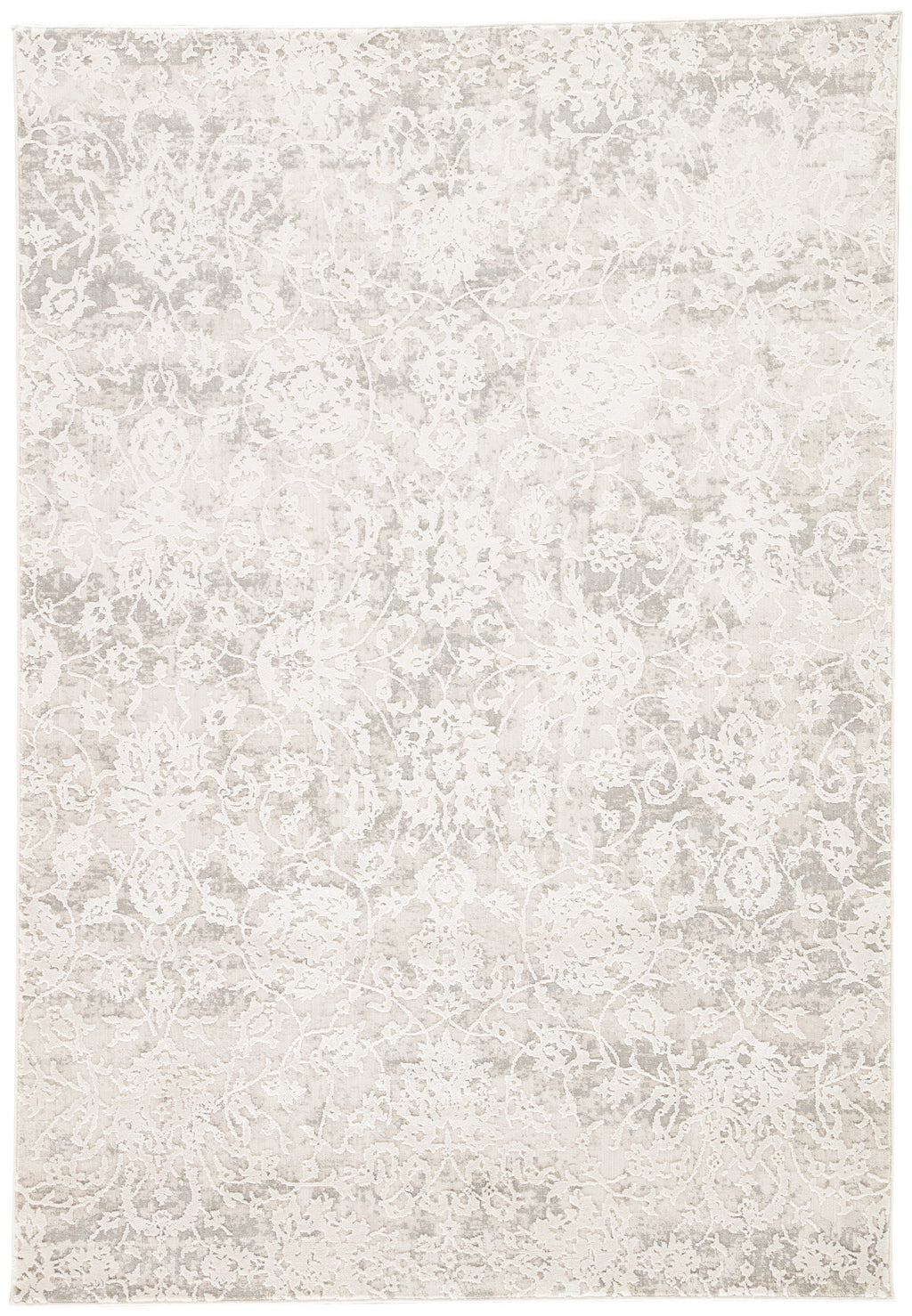 Alonsa Abstract Gray & White Area Rug