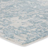 Clara Floral Silver & Blue Area Rug