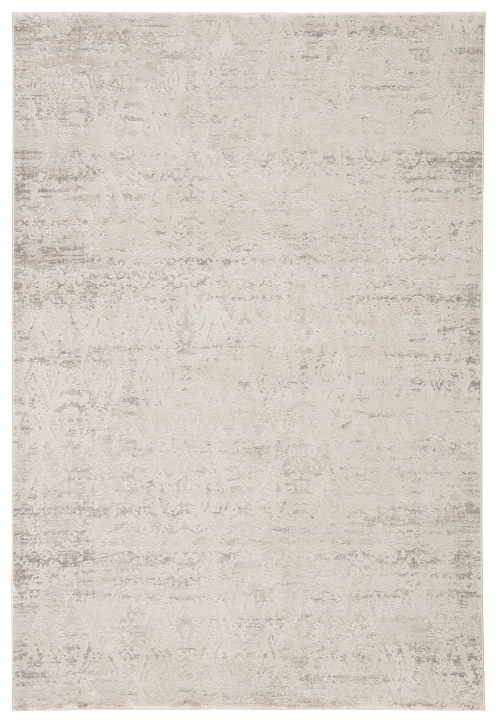 Kata Geometric Rug in Light Gray & Silver Birch design by Jaipur Living