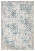 Siena Damask Blue & Ivory Area Rug