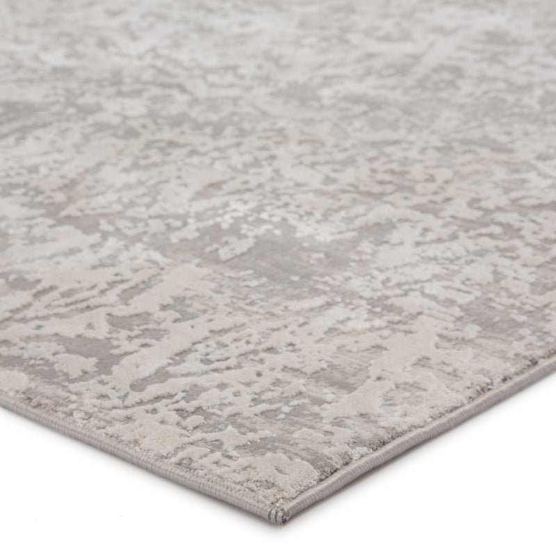 Kata Geometric Rug in Steeple Gray & Bone White design by Jaipur Living