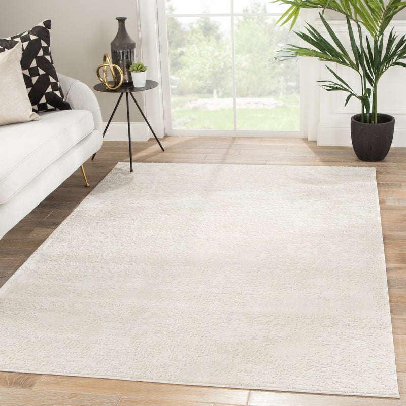 Orianna Abstract Rug in Silver Birch & Fog design by Jaipur Living