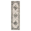 Talia Medallion Gray & Ivory Area Rug