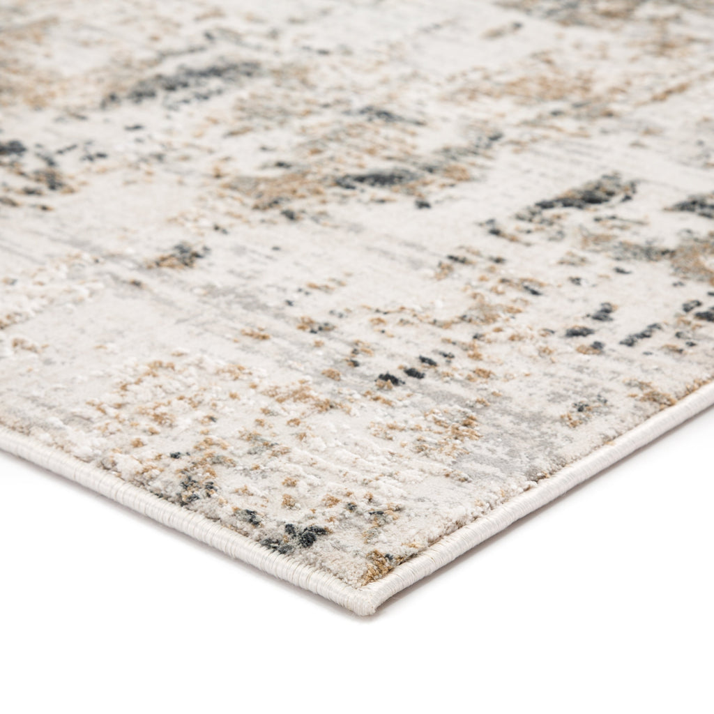 Cassia Abstract Gray & Gold Area Rug