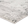 Cian Abstract Gray & Ivory Area Rug