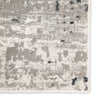 Cian Abstract Gray & Ivory Area Rug