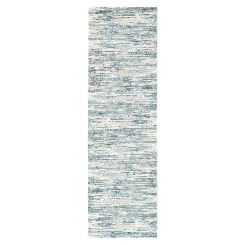 Heaston Abstract Blue & Ivory Area Rug