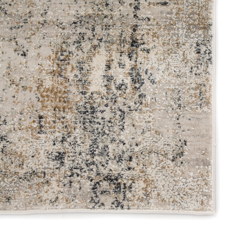 Ramsey Medallion Gray & Gold Area Rug