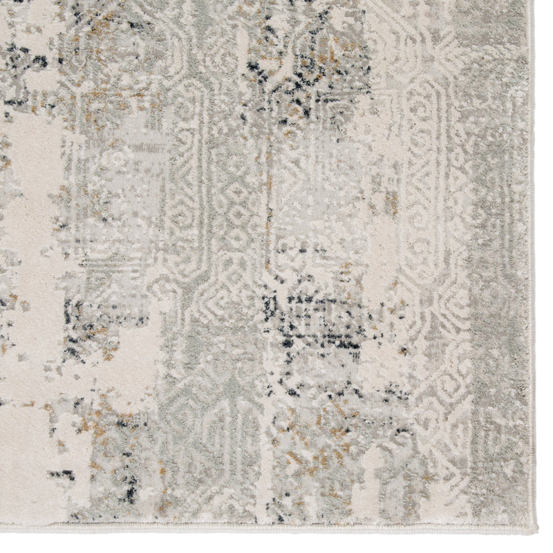 Jaspal Tribal Gray/ White Rug by Jaipur Living