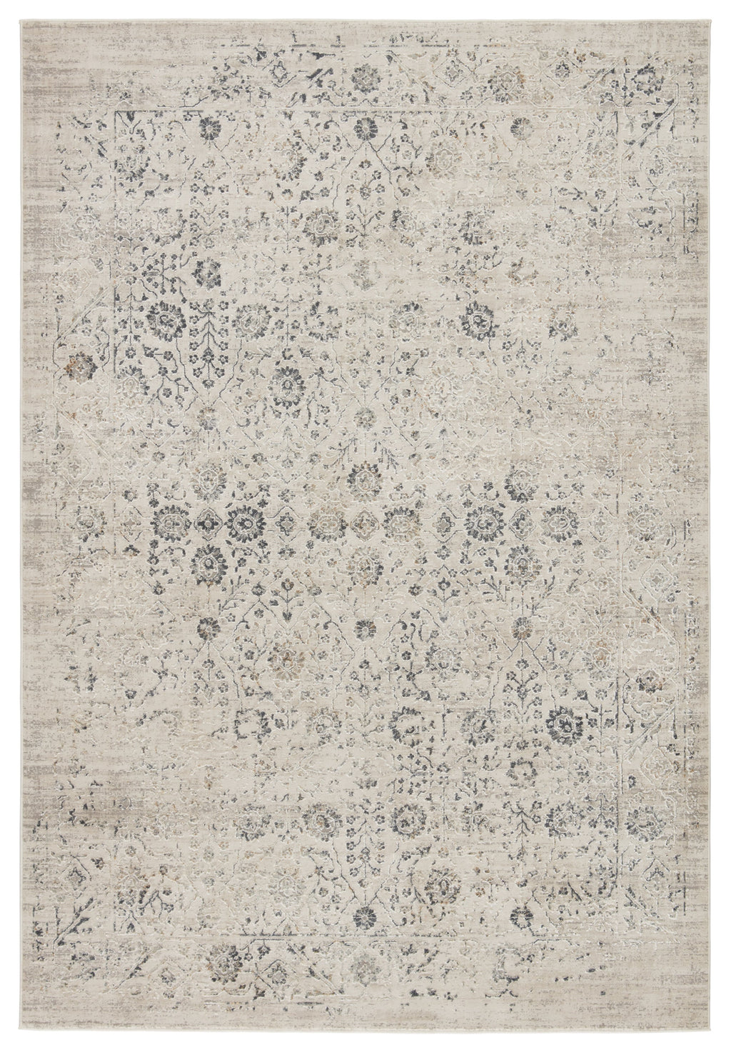 Jasiel Trellis Gray & Ivory Rug by Jaipur Living