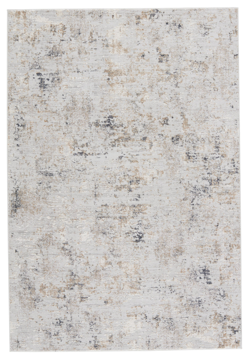 Cirque Alcina Light Gray & Gold Rug 1