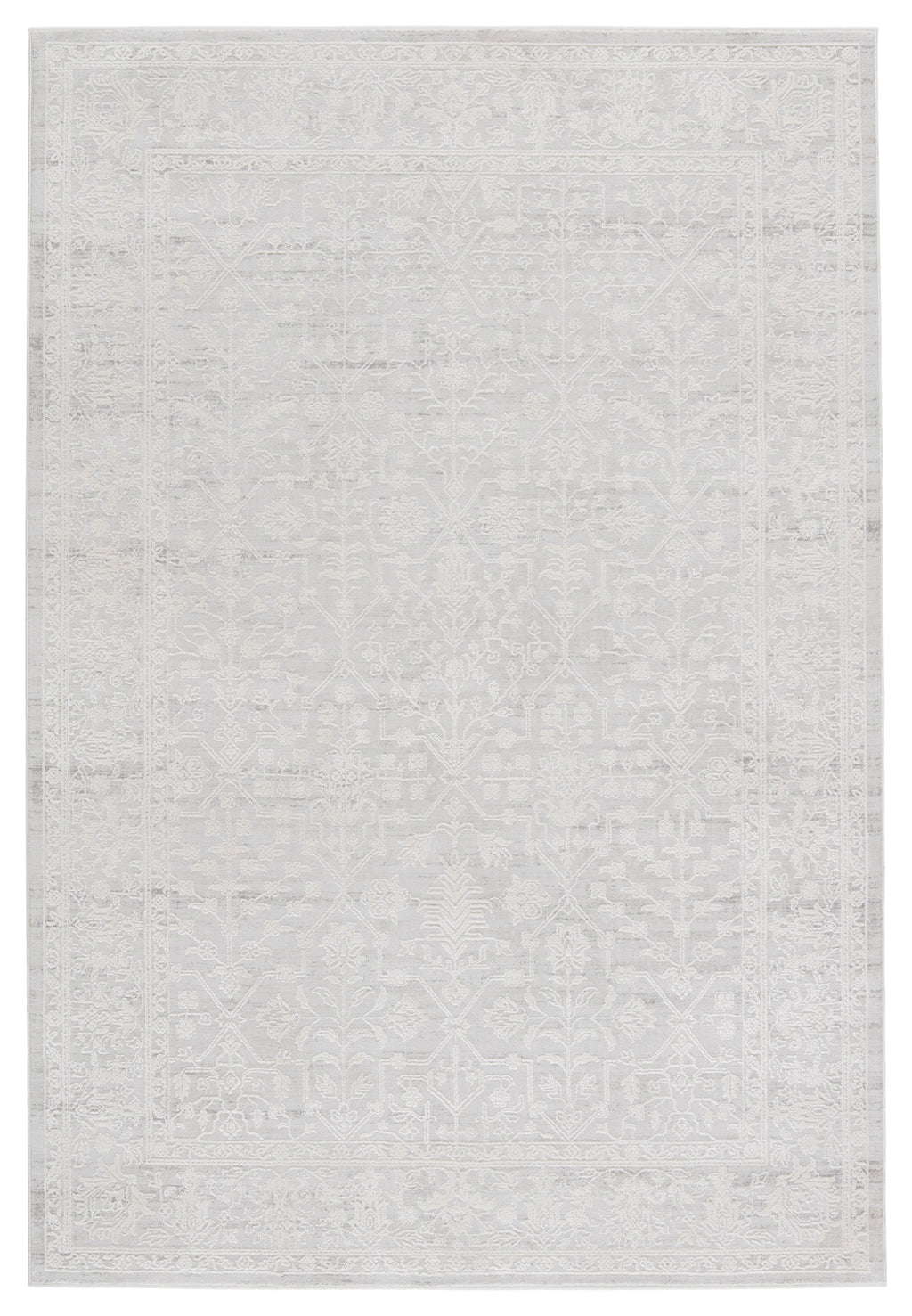 Cirque Riella Light Gray & Cream Rug 1