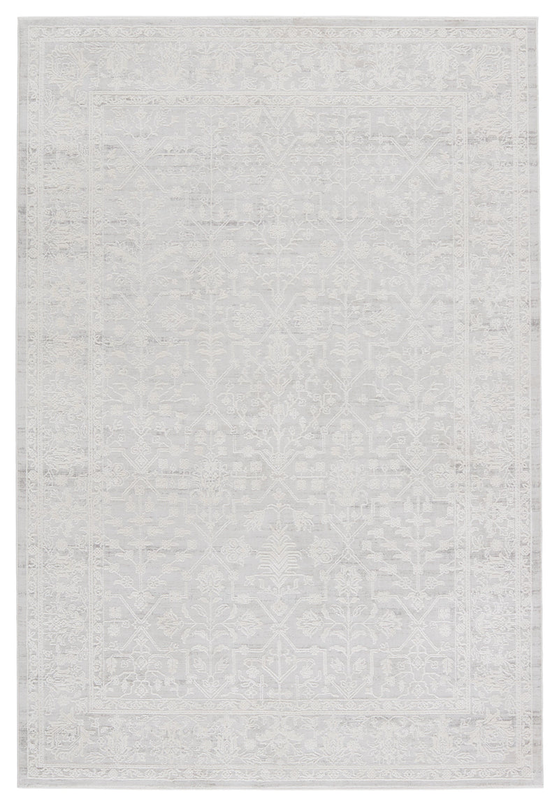 Cirque Riella Light Gray & Cream Rug 1