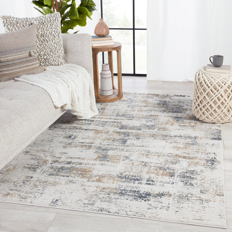 Cirque Gesine Light Gray & Gold Rug 5