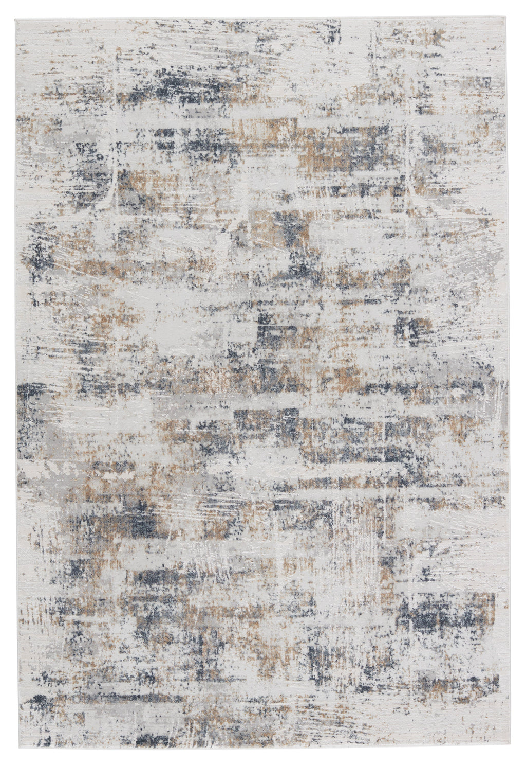 Cirque Gesine Light Gray & Gold Rug 1