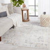 Cirque Vida Light Gray & Gold Rug 5