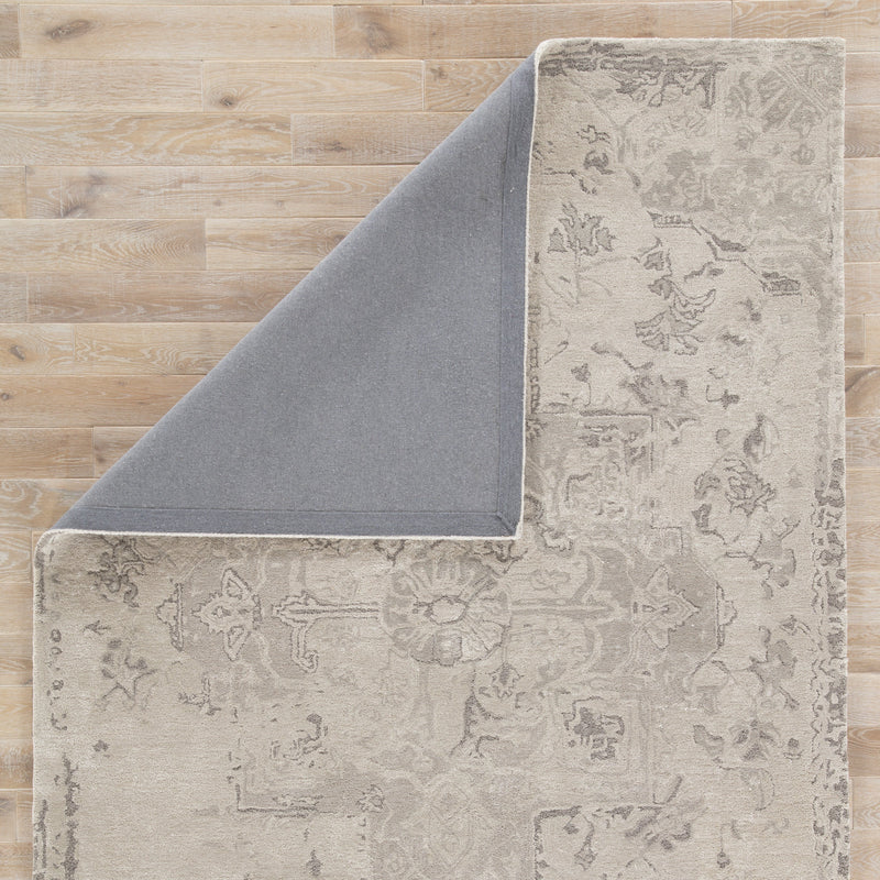 Sasha Medallion Rug in Pumice Stone & Steeple Gray design by Jaipur Living