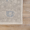 Bronde Handmade Medallion Gray & Light Blue Area Rug