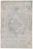 Bronde Handmade Medallion Gray & Light Blue Area Rug