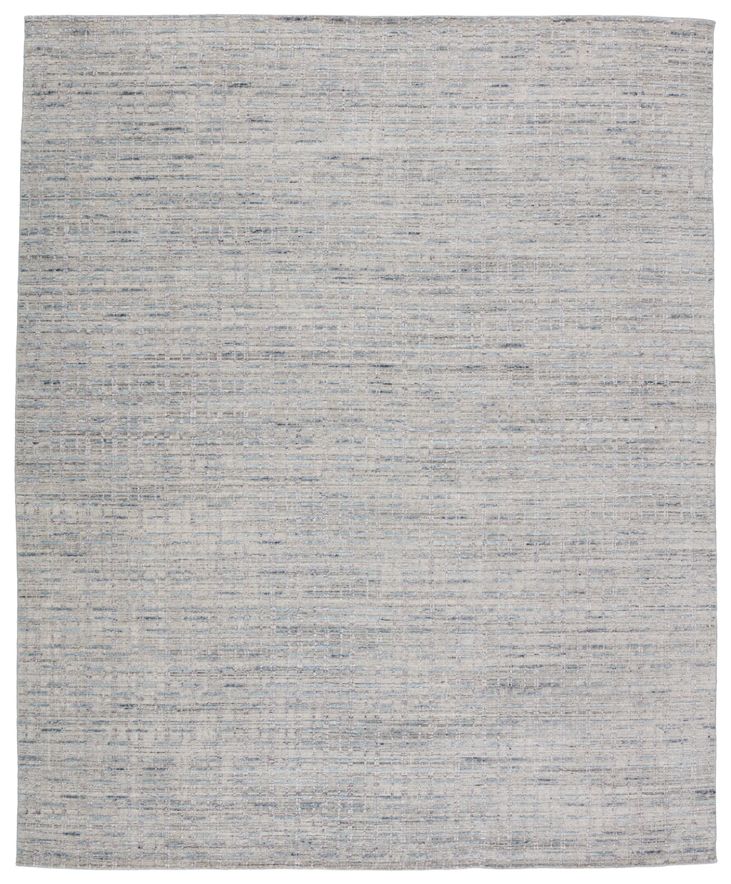 Clamor Thaddea Hand Knotted Light Gray & Blue Rug 1