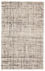 Season Handmade Solid Gray & Ivory Area Rug