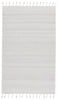 Encanto Indoor/Outdoor Solid White & Light Grey Rug