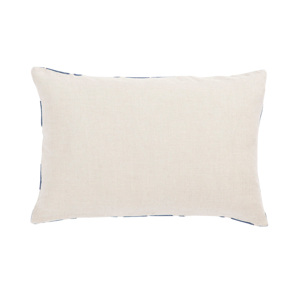 Cosmic Casino Blue & Ivory Pillow by Nikki Chu 2