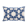 Cosmic Casino Blue & Ivory Pillow by Nikki Chu 1