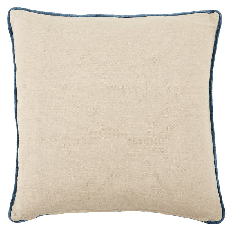 Cosmic Ordella Blue & Beige Pillow by Nikki Chu 2