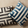 Cosmic Ordella Blue & Beige Pillow by Nikki Chu 5